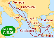 Ver el itinerario del Crucero MSC M�sica  desde Bari