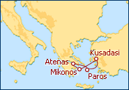 Ver el itinerario del Crucero Islas Griegas y Turqu�a