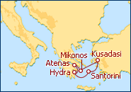 Ver el itinerario del Crucero Islas Griegas y Turqu�a II