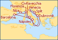 Ver el itinerario del Crucero Mediterraneo Rom�ntico II