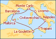 Ver el itinerario del Crucero Hechizo del Mediterr�neo