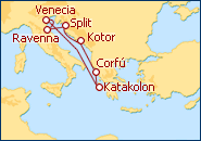 Ver el itinerario del Crucero Mediterr�neo Inaugural