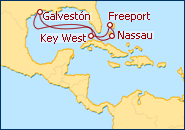 Ver el itinerario del Crucero Caribe Este