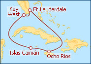 Ver el itinerario del Crucero Caribe Oeste III