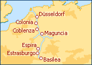 Ver el itinerario del Crucero Romantic Route-D�sseldorf