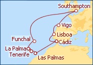 Ver el itinerario del Crucero Crucero Inaugural