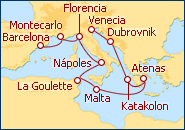 Ver el itinerario del Crucero Perlas del Adri�tico