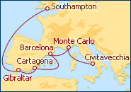 Ver el itinerario del Crucero Momentos en el Mediterr�neo
