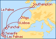 Ver el itinerario del Crucero Aventura Ib�rica