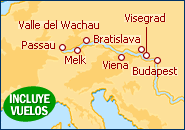Ver el itinerario del Crucero Danubio Azul