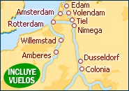 Ver el itinerario del Crucero Dueto del Rhin