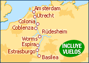 Ver el itinerario del Crucero Lo mejor de Rhin