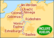 Ver el itinerario del Crucero Lo mejor de Rhin II