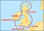 Ver el itinerario del Crucero Irlanda y Escocia