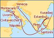 Ver el itinerario del Crucero Odisea Mediterr�nea II