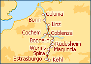 Ver el itinerario del Crucero Crucero por el Rhin II