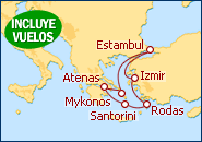 Ver el itinerario del Crucero Islas Griegas y Turqu�a