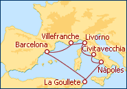 Ver el itinerario del Crucero Brisas del Mediterr�neo