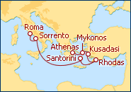 Ver el itinerario del Crucero Mediterr�neo Oriental