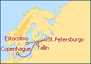Ver el itinerario del Crucero Norte de Europa Mar B�ltico y Rusia I