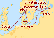 Ver el itinerario del Crucero Norte de Europa Mar B�ltico y Rusia II