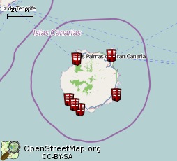 Hoteles de Gran Canaria en el Mapa