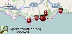 Hoteles en el Mapa