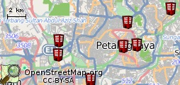 Hoteles en el Mapa