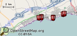 Hoteles en el Mapa