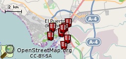 Hoteles en el Mapa