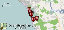 Hoteles en el Mapa