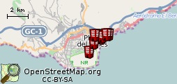 Hoteles en el Mapa