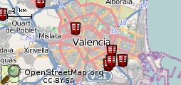 Hoteles en el Mapa