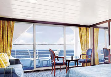 Mini-suite exterior con balc�n - Pacific Princess