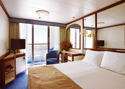 Exterior con balc�n - Sun Princess