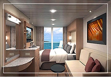 Exterior con balc�n 2D - Celebrity Eclipse