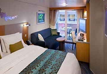 Exterior balc�n B1. Vista Boardwalk - Allure of the Seas