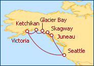 Itinerario Alaska y Parque Nacional Glacier Bay 