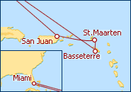 Ver el itinerario del Crucero Puerto Rico, St.Maarten y St.Kitts