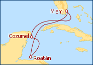 Ver el itinerario del Crucero Florida - Florida
