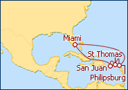 Ver el itinerario del Crucero Caribe III