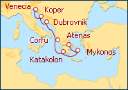 Mediterraneo. Venecia Atenas