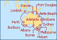Itinerario Vuelta alrededor de Australia 29 d�as 2013