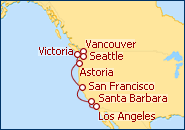 Coastal: 7días Los Angeles a Vancouver 2013