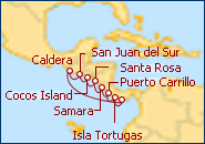 Ver el itinerario del Crucero Costa Rica y Panam�