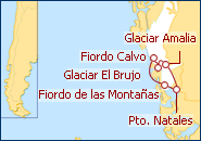 Ver el itinerario del Crucero Ruta Kaweskar II