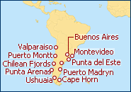 Ver el itinerario del Crucero Sudam�rica
