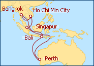 Ver el itinerario del Crucero Grand Aventura Tesoros de Asia 