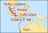 Ver el itinerario del Crucero Tesoros de Asia