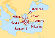 Ver el itinerario del Crucero Grecia y Turquia